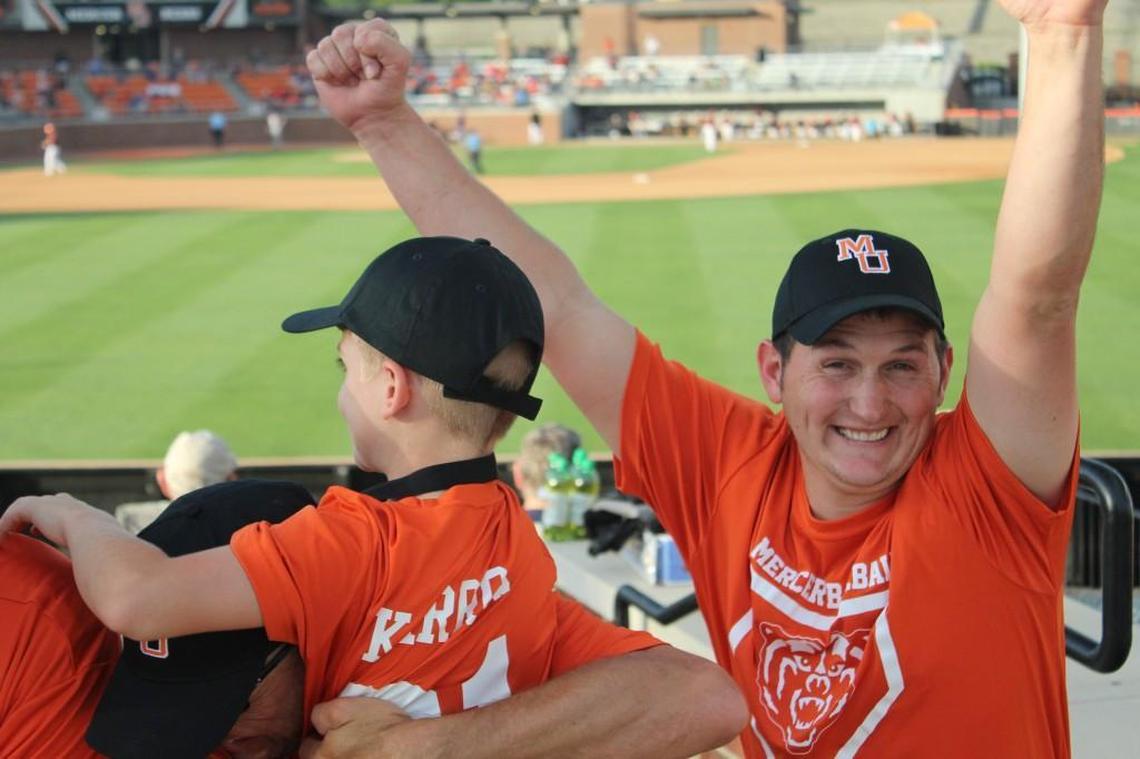Macon County volunteer firefighter and baseball coach Darrell Plank attended a Mercer University baseball game Friday, the night before he suffered a fatal brain injury at a fire.