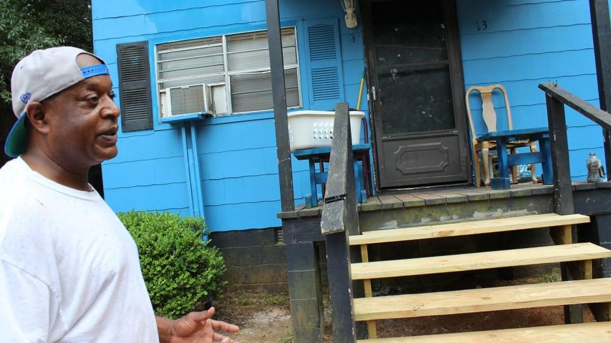 Benny Williams said it would mean a lot to him to get assistance with fixing up his home on Elaine Street in Perry. The city has gotten a grant to rehabilitate homes in the Sand Hill neighborhood.