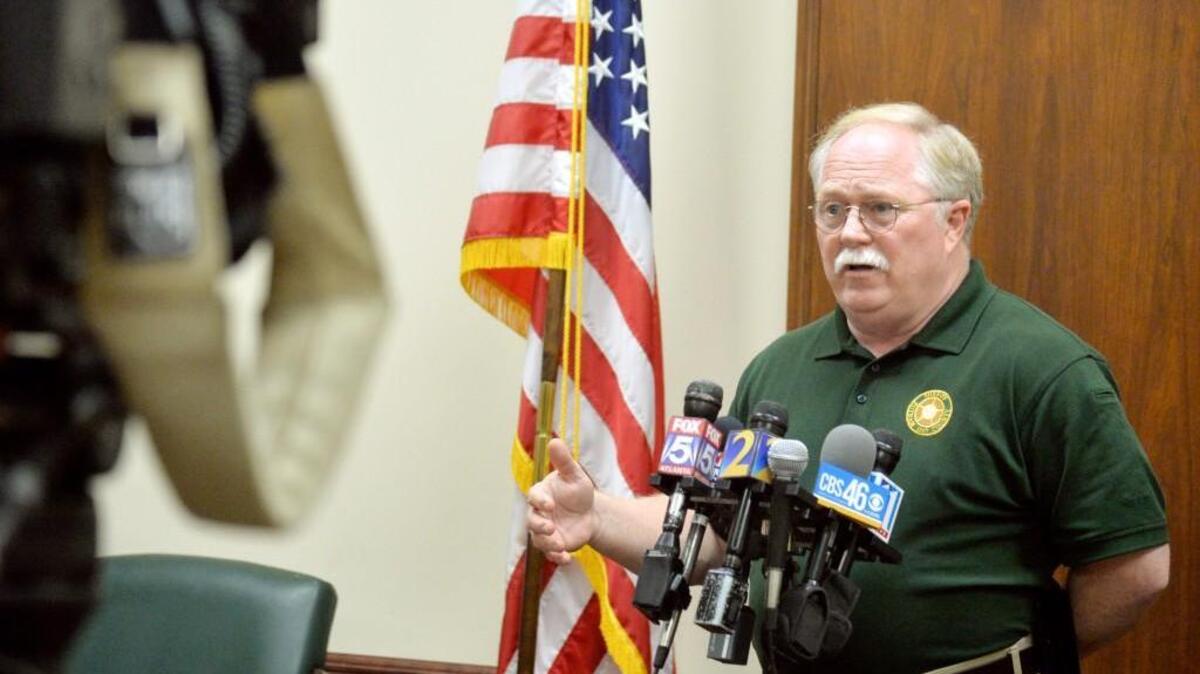 Putnam County Sheriff Howard Sills, seen here in a 2014 file photo, urges Georgians to call for a sales tax increase to fund pay increases for local law enforcement officers.