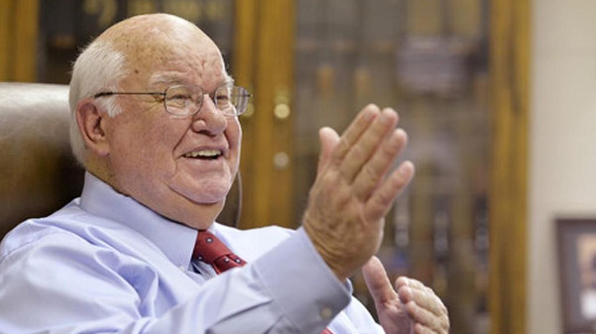 Houston County Sheriff Cullen Talton talks about his years as sheriff in this Telegraph file photo.