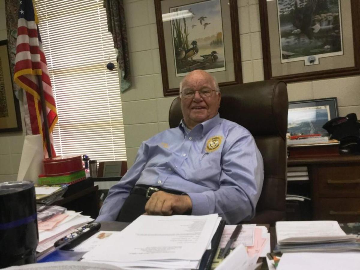 Houston County Sheriff Cullen Talton at his office in January 2017.
