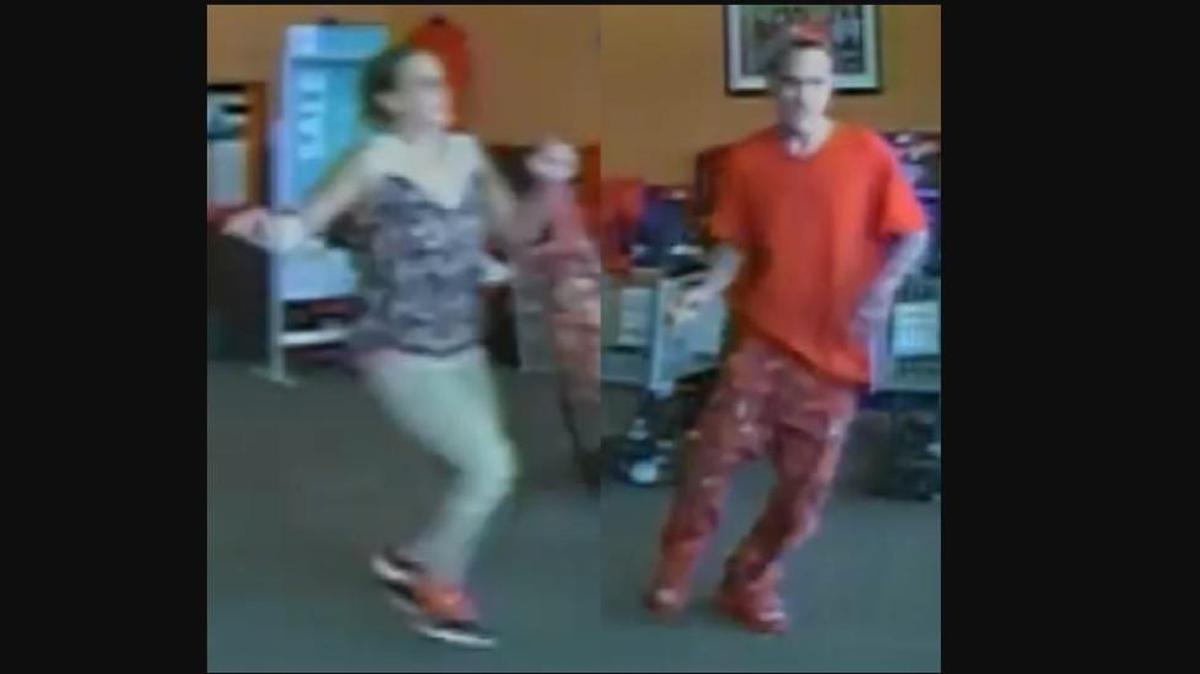 Warner Robins police are seeking to identify these two people suspected of stealing steaks from the Kroger on Ga. 96 on Aug. 4.