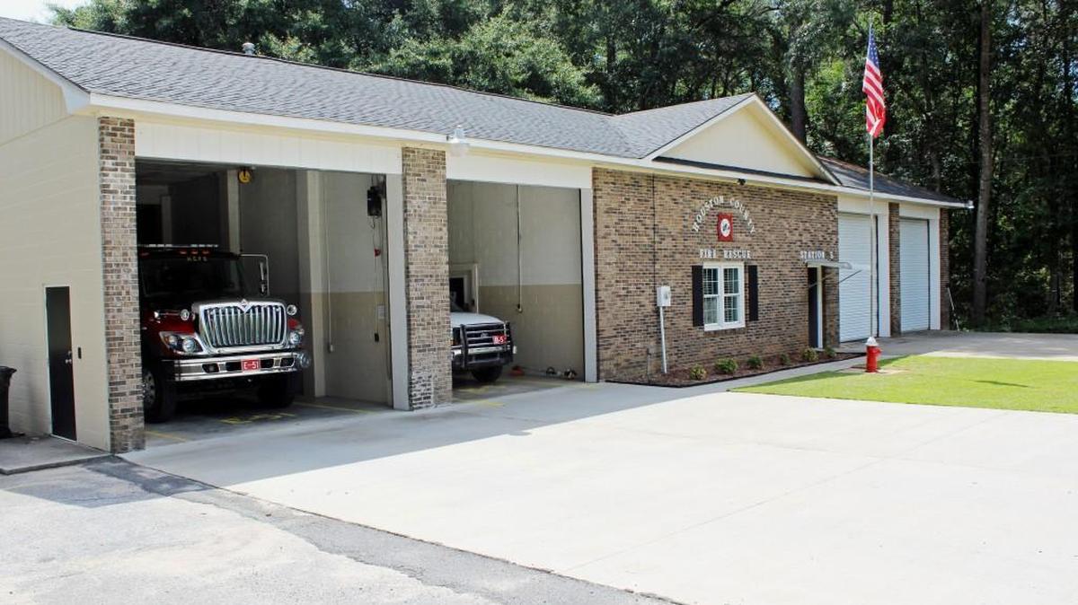 The Houston County Commission on Tuesday agreed to buy land to build a new fire station to replace this one on Lake Joy Road.