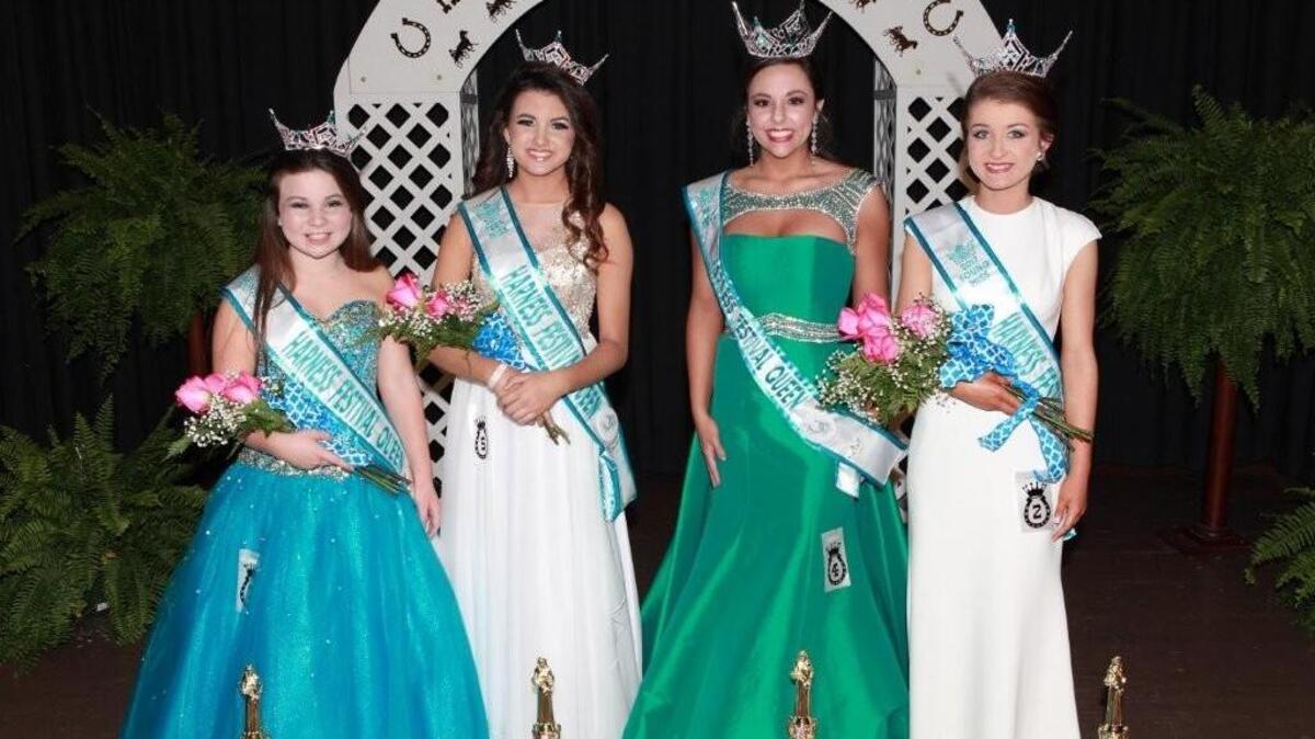 Hawkinsville Harness Festival pageant winners are shown.