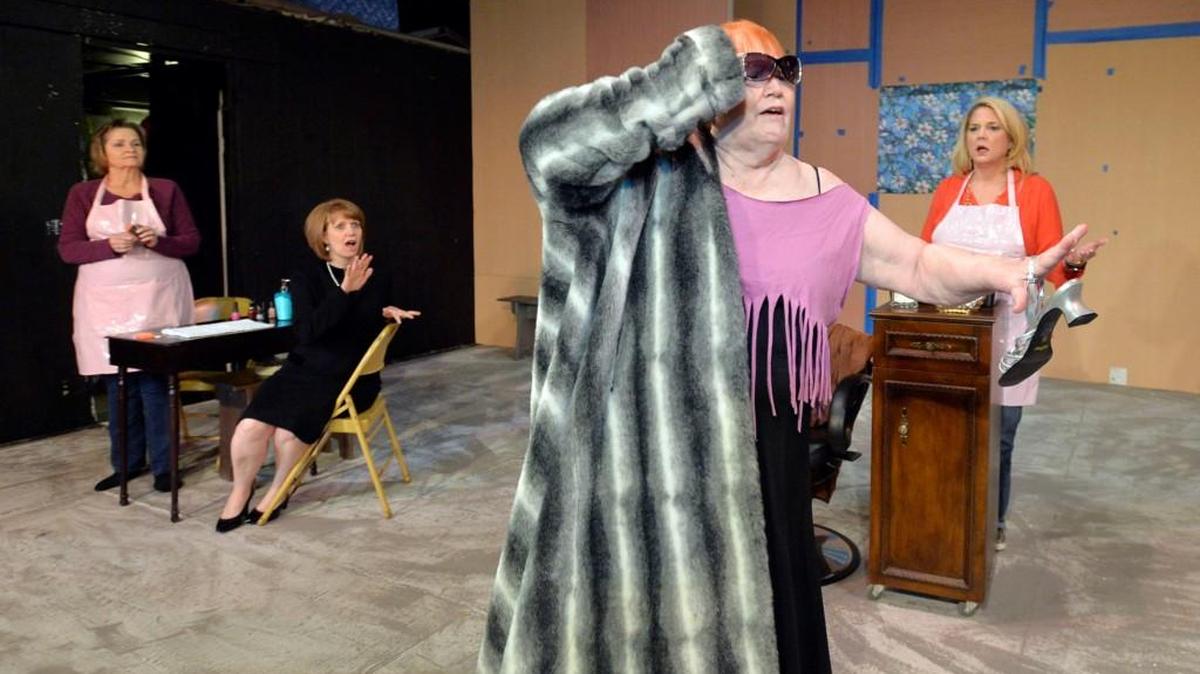 Katie Manning, Lyssa May, Jaloo Zelonis and Dot Monahan perform in Warner Robins Little Theatre’s “The Hallelujah Girls” in March.