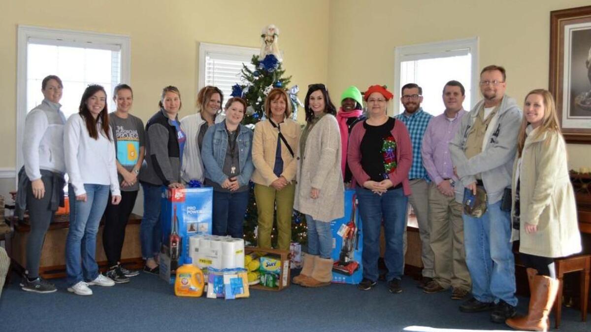 The Perry Lions Club donated vacuum cleaners and cleaning supplies to Abba House in 2016. Abba House also operates a thrift store, with sales proceeds used to support women in crisis.
