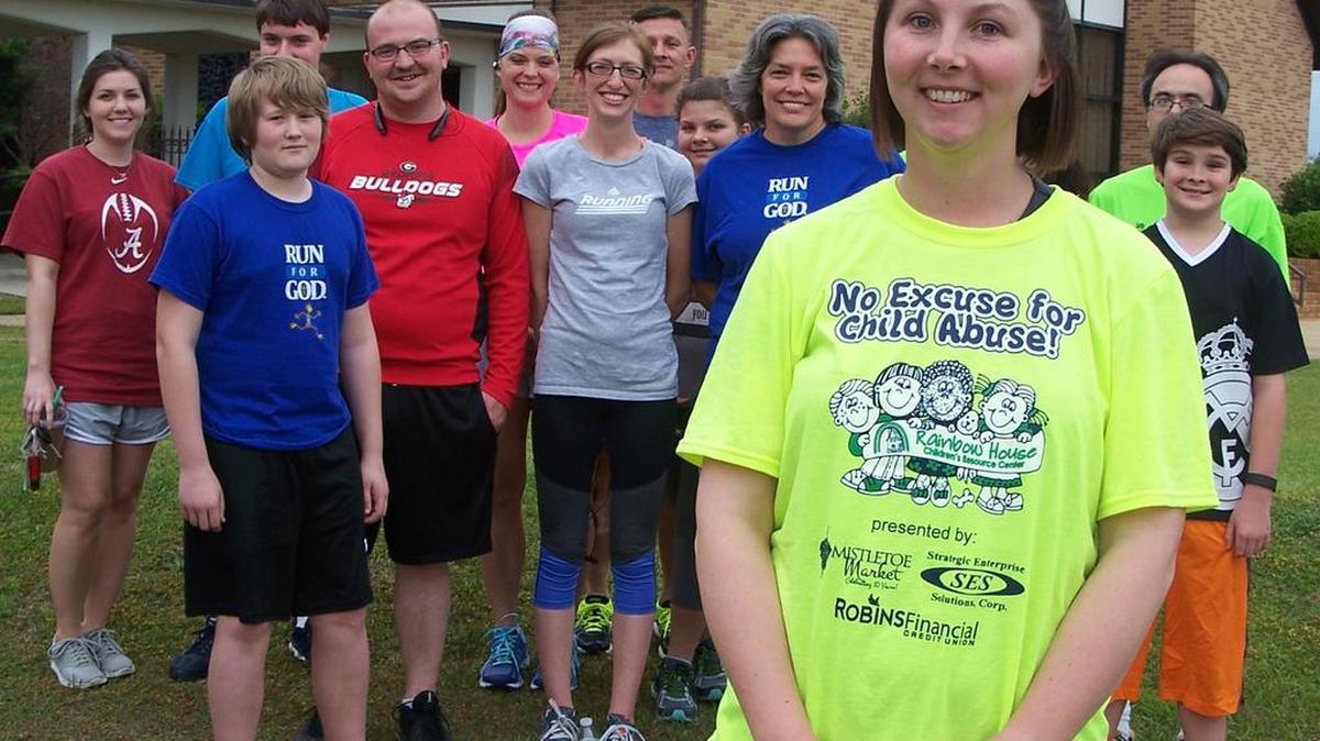 Valerie Thomas leads a Run for God class at Trinity United Methodist Church. A growing number of churches are combining health and fitness classes with fundraising for worthy causes.