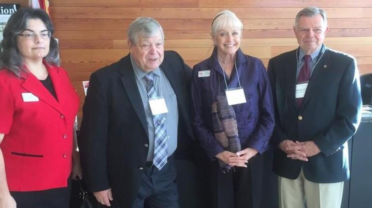 Members of the committee that worked on The Warner Robins Convention and Vistors Bureau Oral History Project were recognized during the Georgia Historical Records Advisory Council Archives Awards last month.