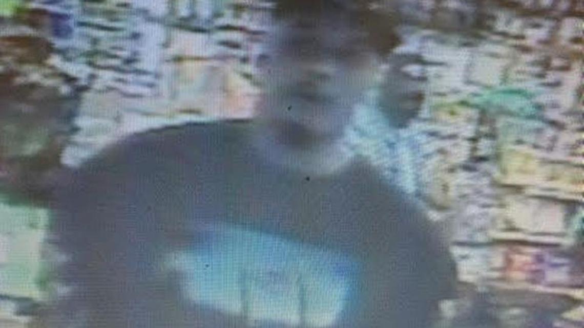 Brandon Bushay Smith, 28, has been identified at the man seen in this surveillance camera video at Lo Bucks store in Warner Robins prior to the robbery and shooting of a store clerk.