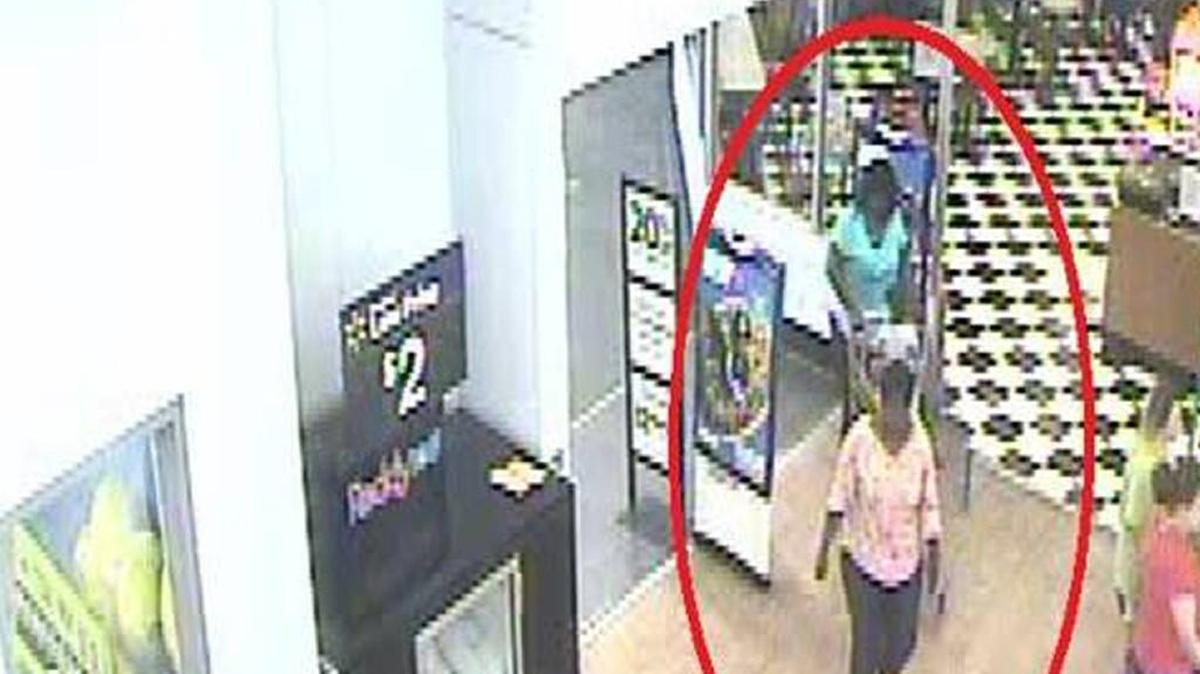 Surveillance video shows two suspects in a string of thefts in Middle Georgia stores.