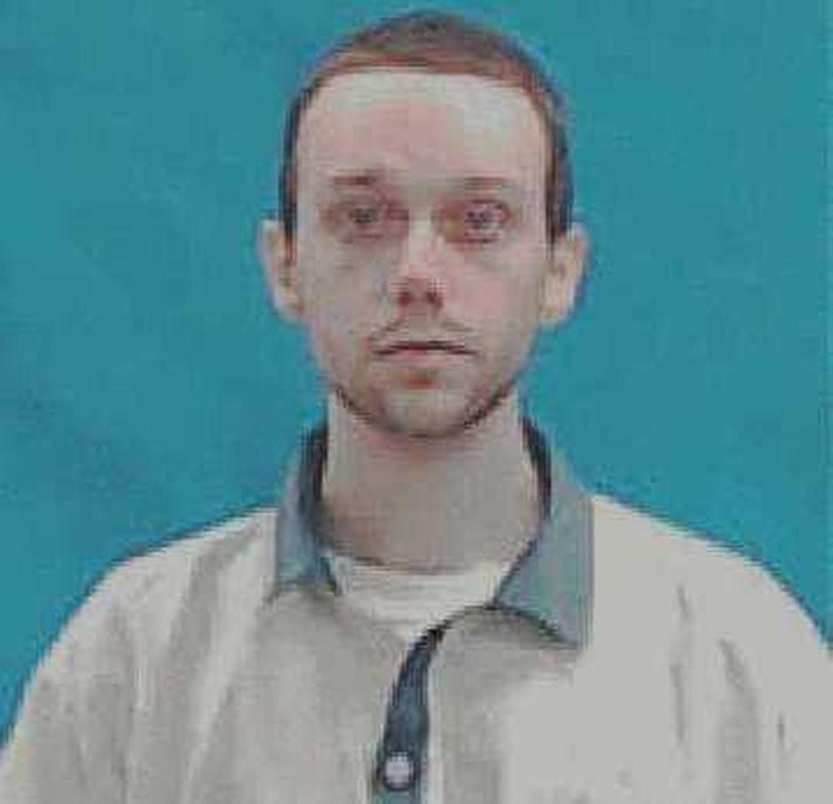A gaunt-looking Stephen McDaniel in a recent photo after his move to a state prison hospital in Augusta. It isn’t clear why he is being treated there.