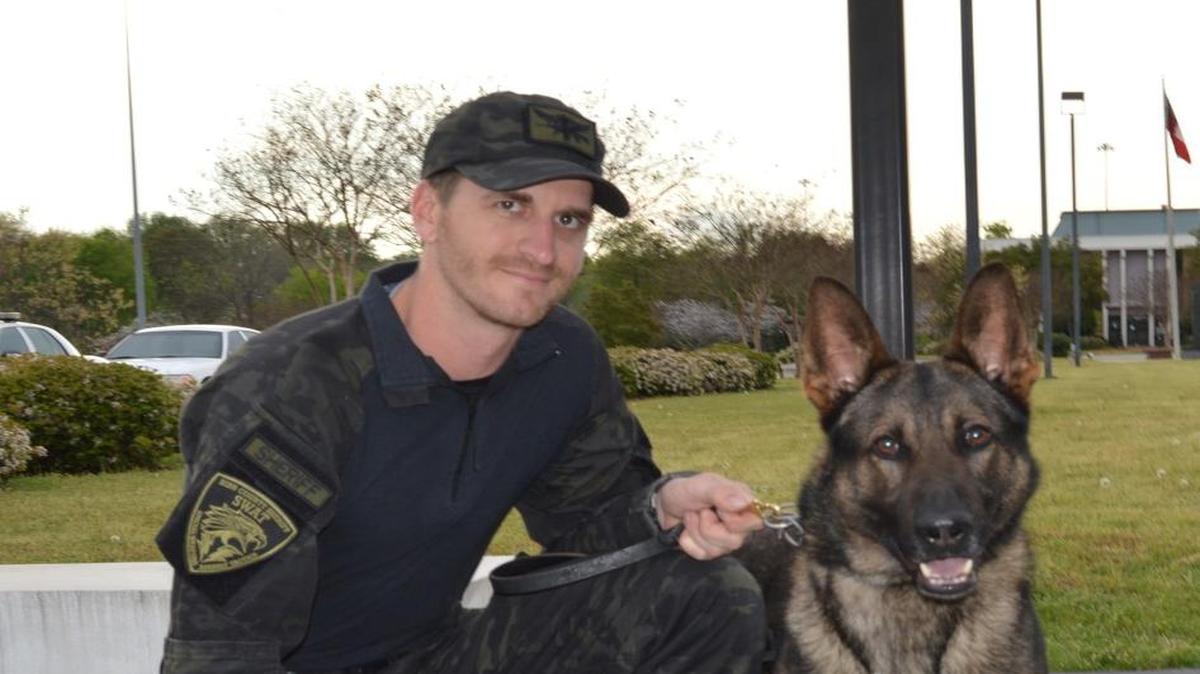 Investigator Anthony “TJ” Freeman and K9 Deputy Bojar