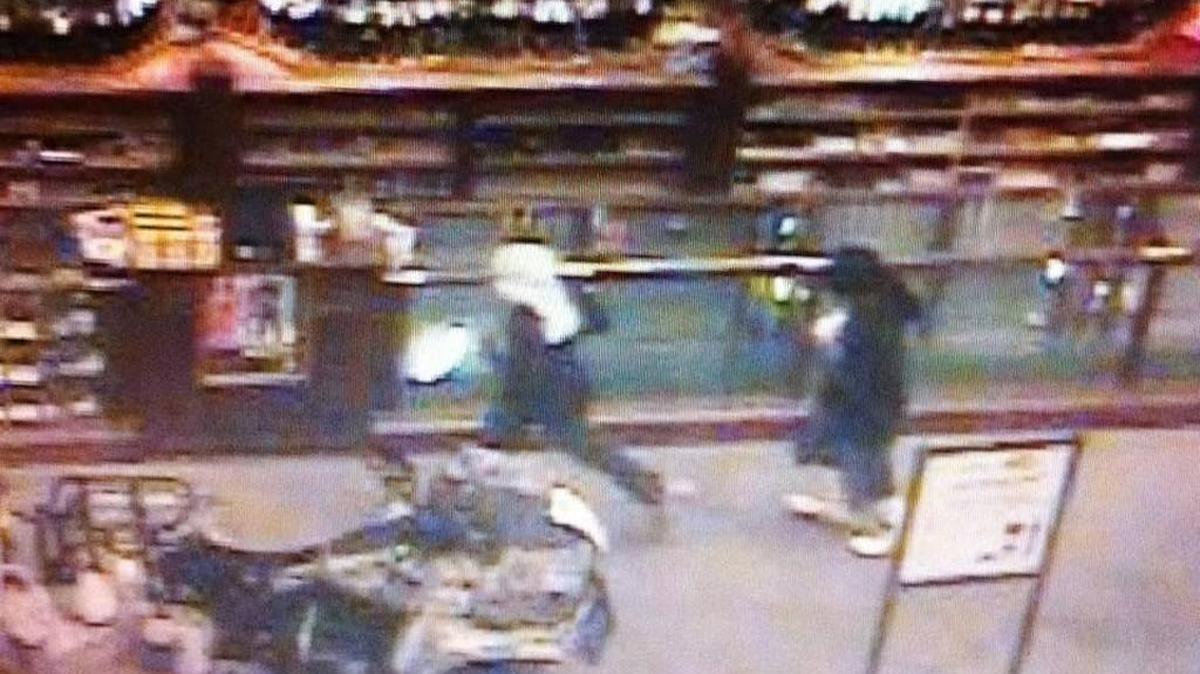 Bibb Sheriff's Office released surveillance pictures from the Bass Pro Shops burglary where four men stole more than a dozen AR-15 semi-automatic rifles in September 2013.