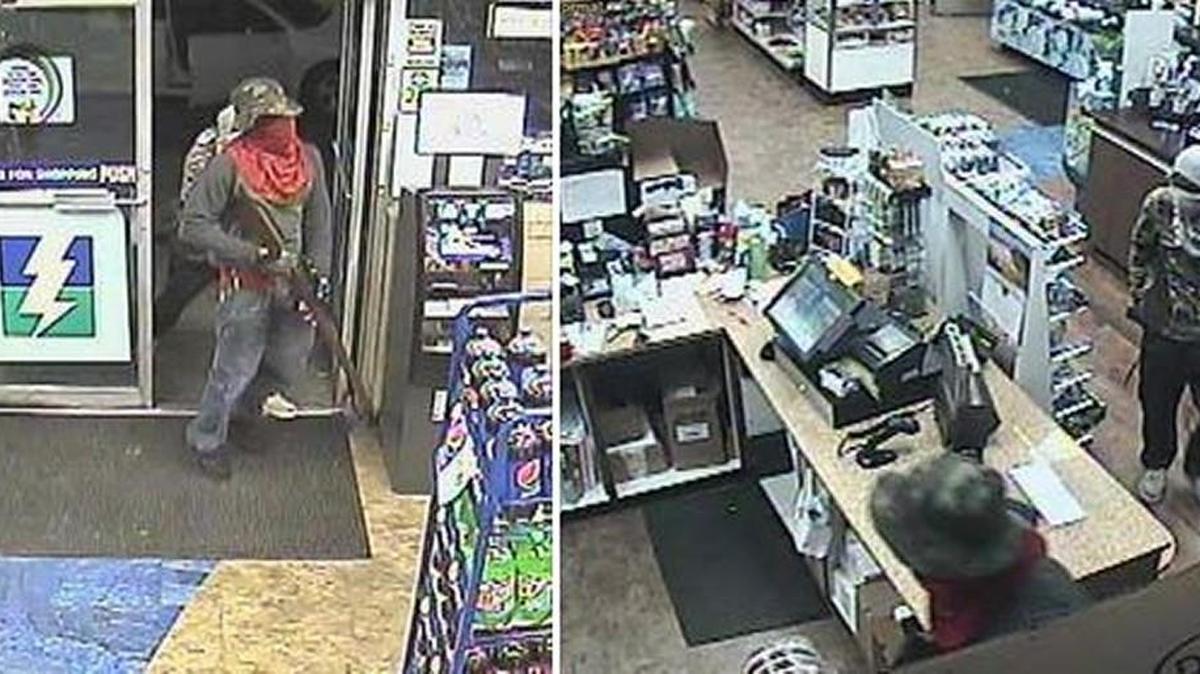 The GBI is looking for the armed robbers who held up the Flash Foods in Lumber City at 2:20 a.m. Sept. 17.