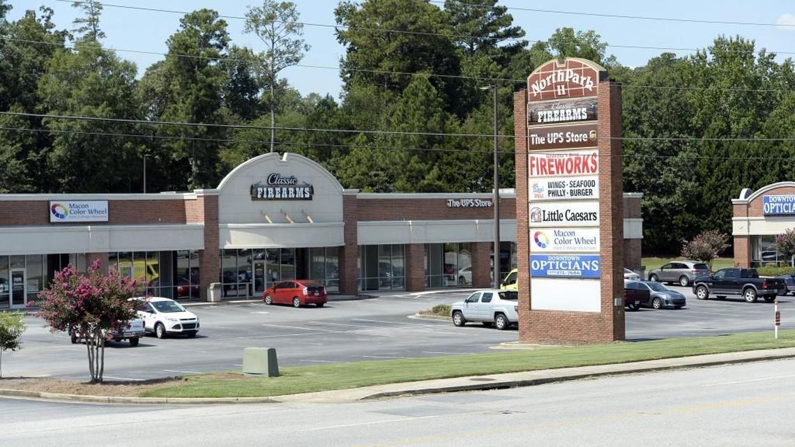 Bibb County Sheriff’s deputies found the badly decomposed body of a man behind the North Park II shopping center on Northside Drive on Saturday morning.