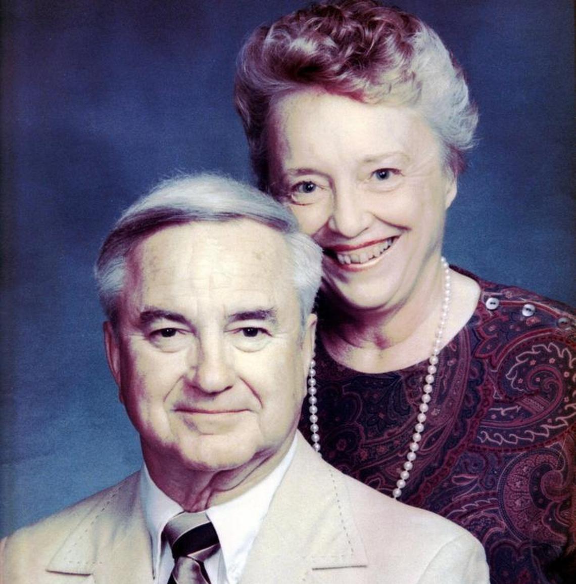 Russell and Shirley Dermond in an undated family photo.