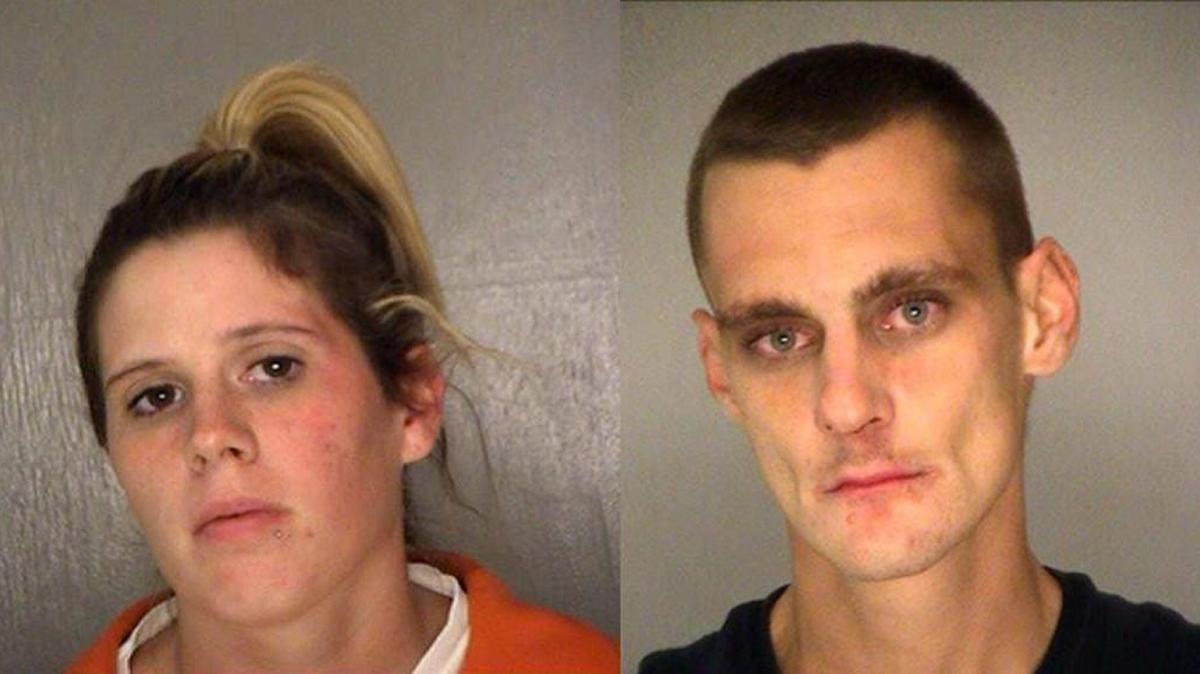 Whitney and Russell Scott Frost are accused of robbing the X-mart on Emery Highway where she worked on Sat. Aug. 5, 2017.