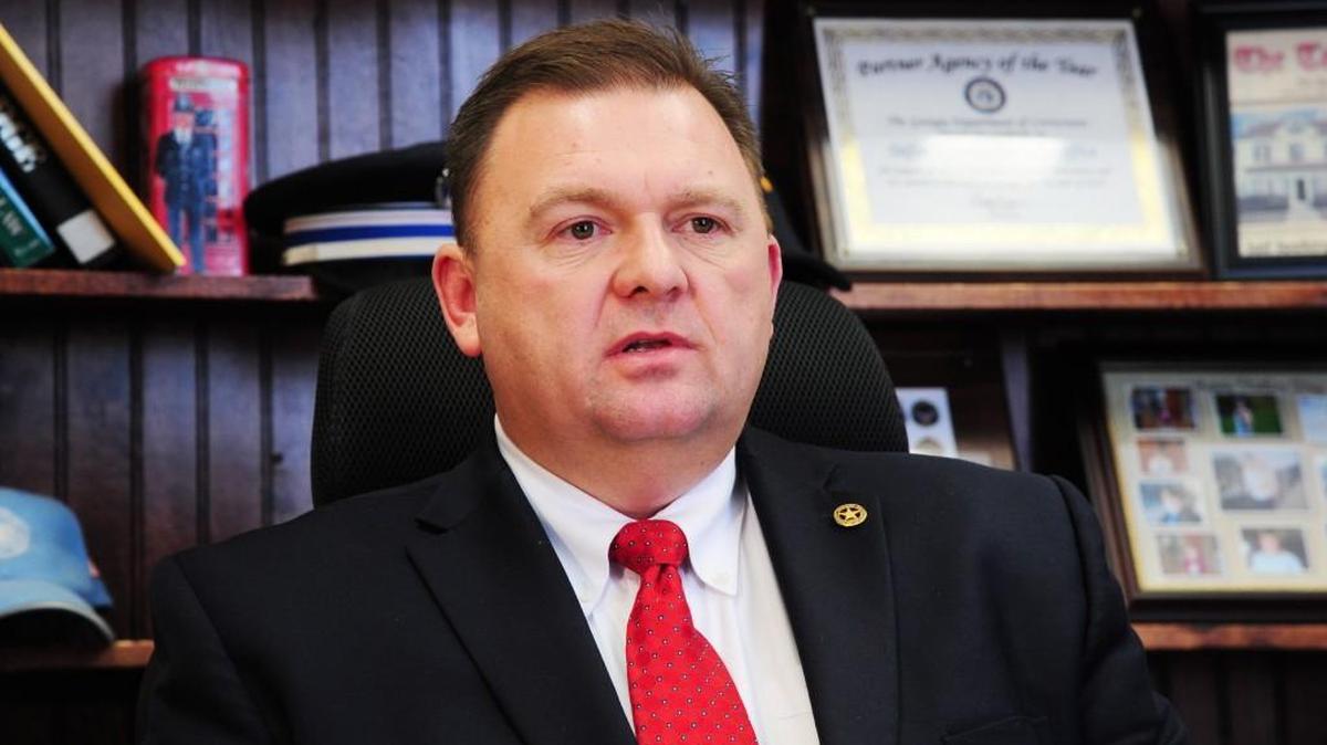 Telfair County Sheriff Chris Steverson, pictured in this Telegraph file photo, reports a private plane crashed in the county early Wednesday.