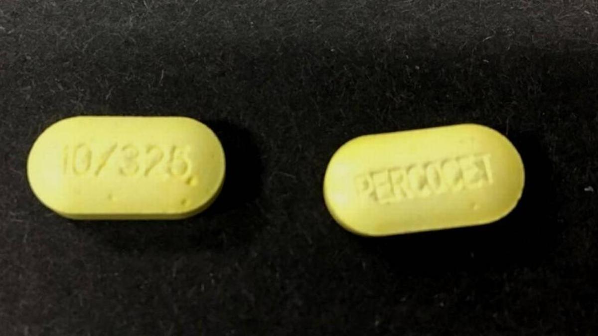 Pills like these counterfeit Percocets were circulating in Middle Georgia in early June.