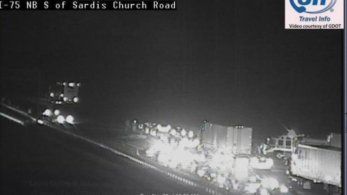 A Fort Valley man was killed late Monday in a crash on Interstate 75 just past the Sardis Church Road exit.