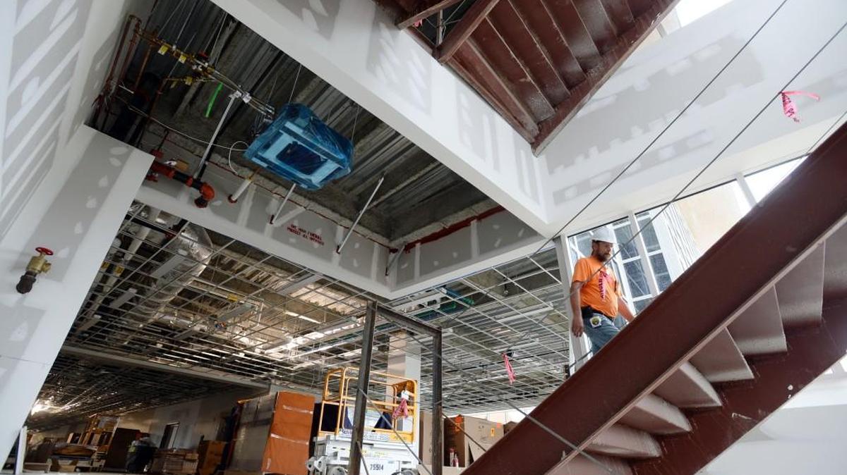 Workers are closing in on finishing the new Spearman C. Godsey Science Center at Mercer University. The 142,000-square-foot facility is the biggest academic building project in the school’s history, at $44 million.
