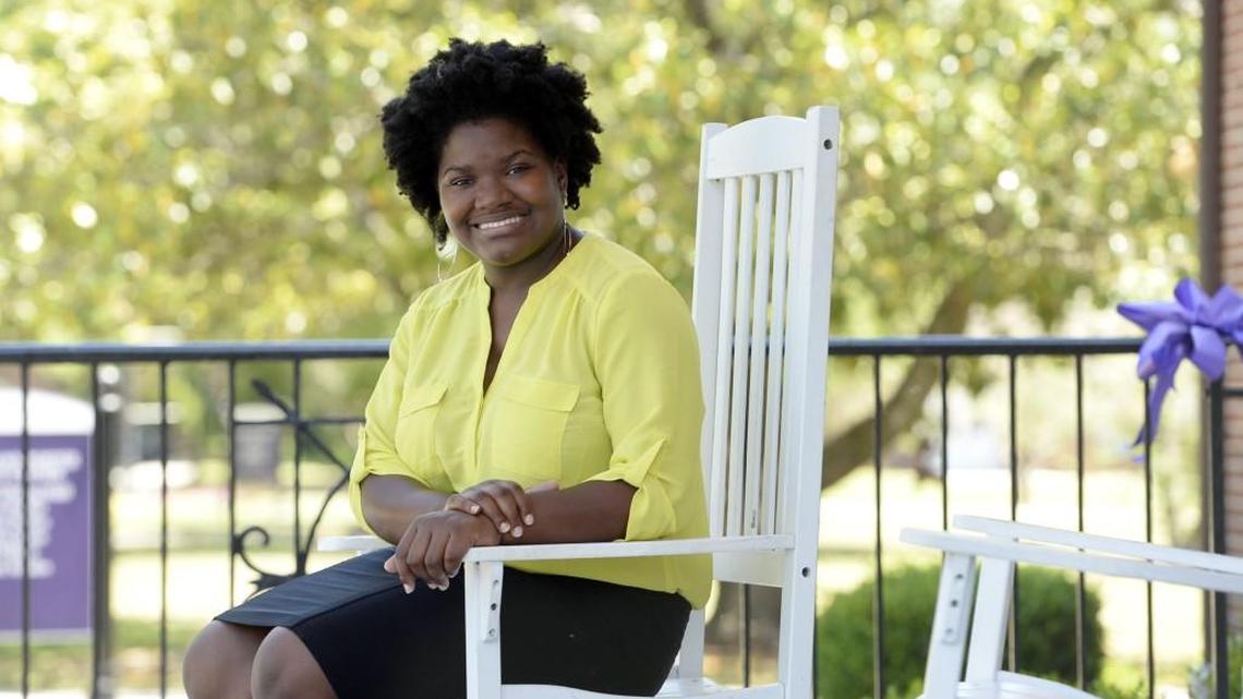 Shanita Anderson, who is graduating from Wesleyan College on Saturday with a degree in human services with a minor in education, says she's excited to soon be working at The Methodist Home, where she can make a difference in the lives of children.