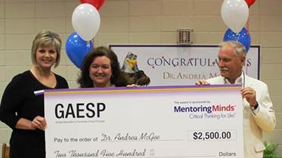 Eagle Springs Elementary School Principal Andrea McGee has been named Georgia’s 2016 National Distinguished Principal.