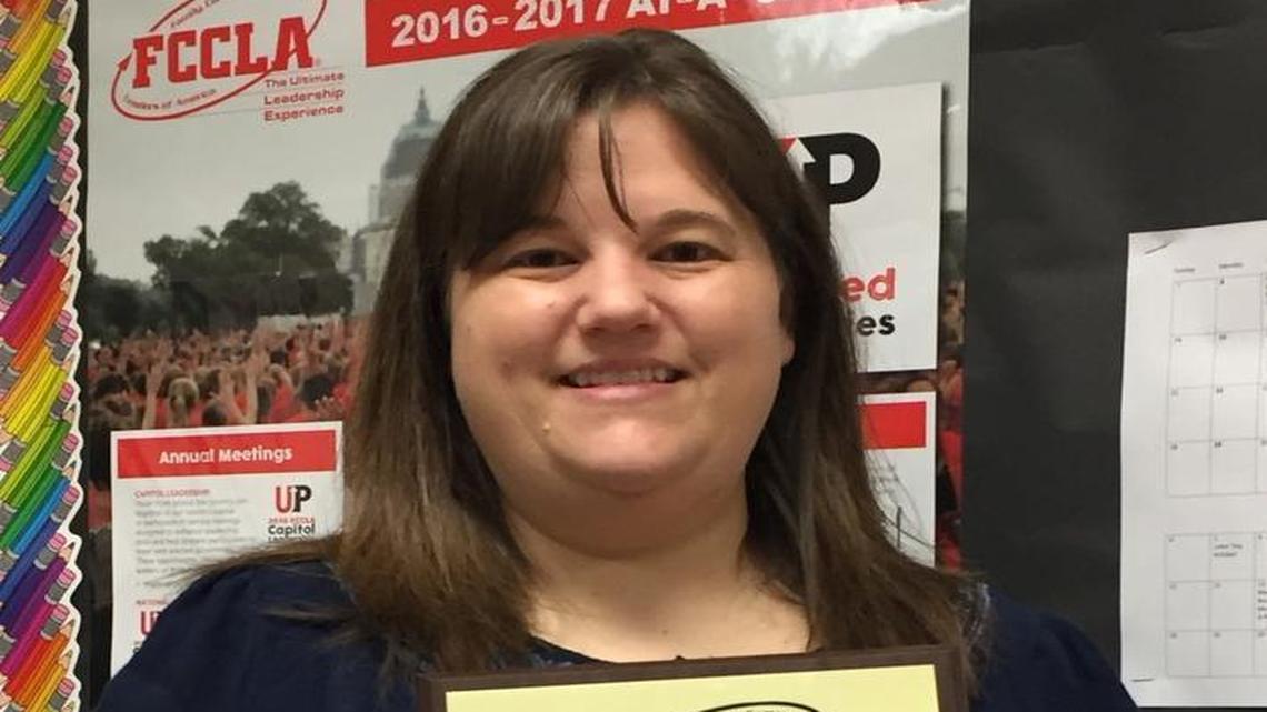 Amanda Hayes, a teacher at Warner Robins Middle School, has been named an adviser mentor for the Georgia Family, Career and Community Leaders of America.