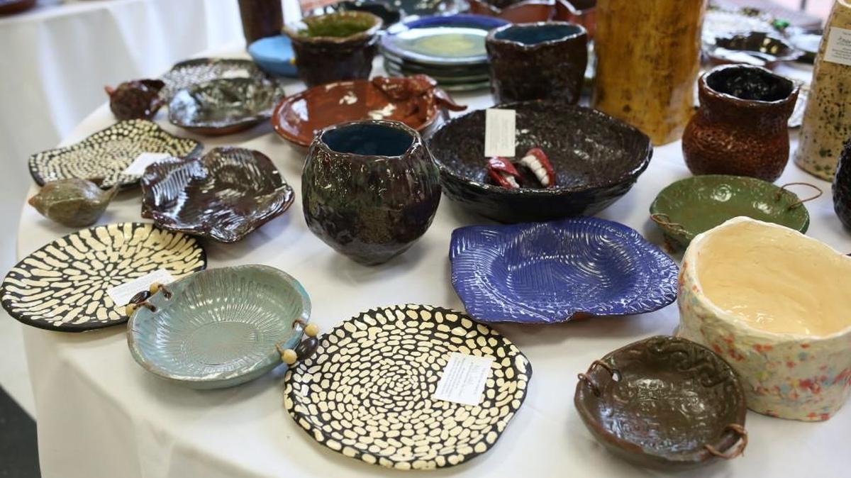 First Presbyterian Day School sold hundred of student-made pottery pieces during its Empty Bowls fundraiser Feb. 3.