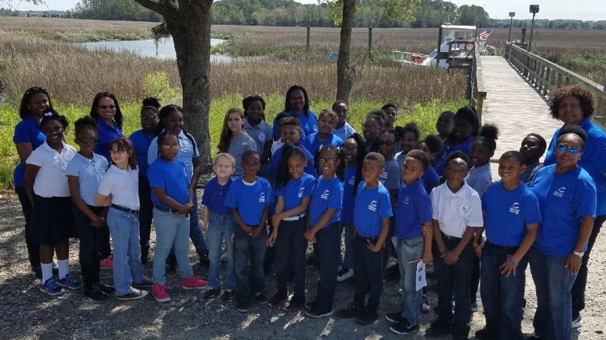 Thirty students at Cirrus Academy Charter School in Macon went on a day trip to Savannah State University in April and met with marine scientists.