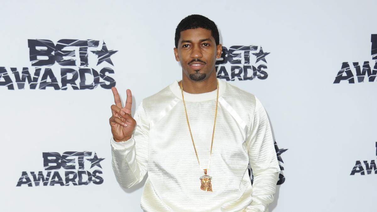 Fonzworth Bentley poses in the press room at the BET Awards at the Microsoft Theater on Sunday, June 28, 2015, in Los Angeles.