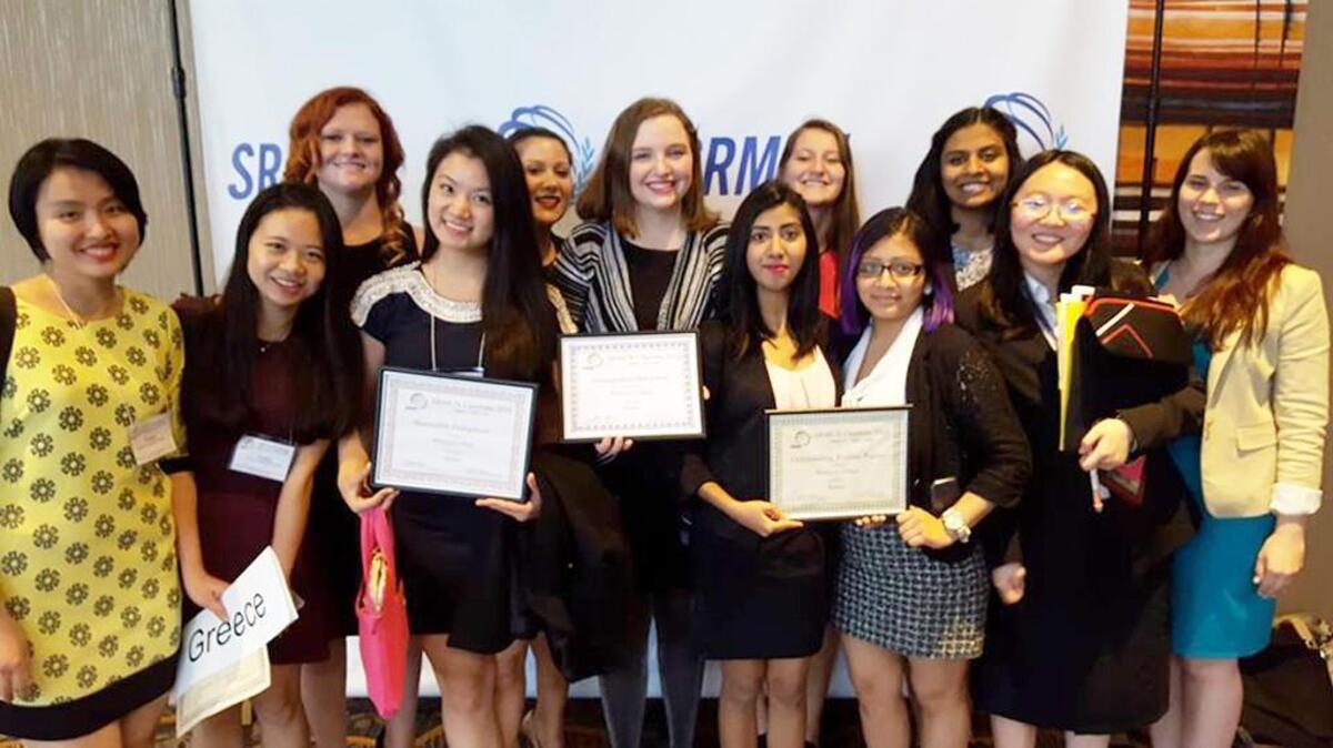 The Wesleyan College Model United Nations team picked up awards recently.