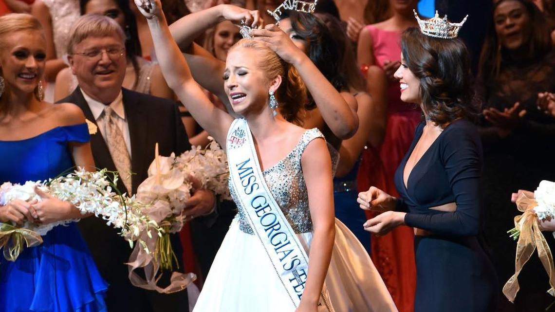 Miss International City’s Annie Swan is crowned Miss Georgia’s Outstanding Teen 2017 during the Miss Georgia Pageant on Friday night at RiverCenter for the Performing Arts in Columbus.
