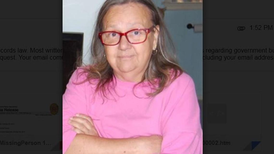 Warner Robins police are asking for help in locating Linda Joan Gillman, 66, who was last seen Friday. Anyone with information about her whereabouts is asked to call Warner Robins police at 478-302-5378, or call 911.