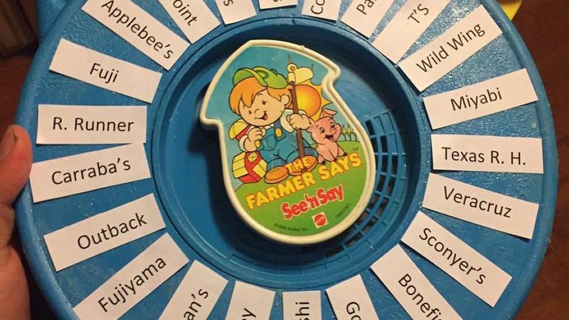 Jared Baker’s tweet about his father’s remake of a well-known child’s toy has gone viral. “May dad made this for when his girlfriend won’t pick a restaurant,” Jared, of Columbia County, tweeted.