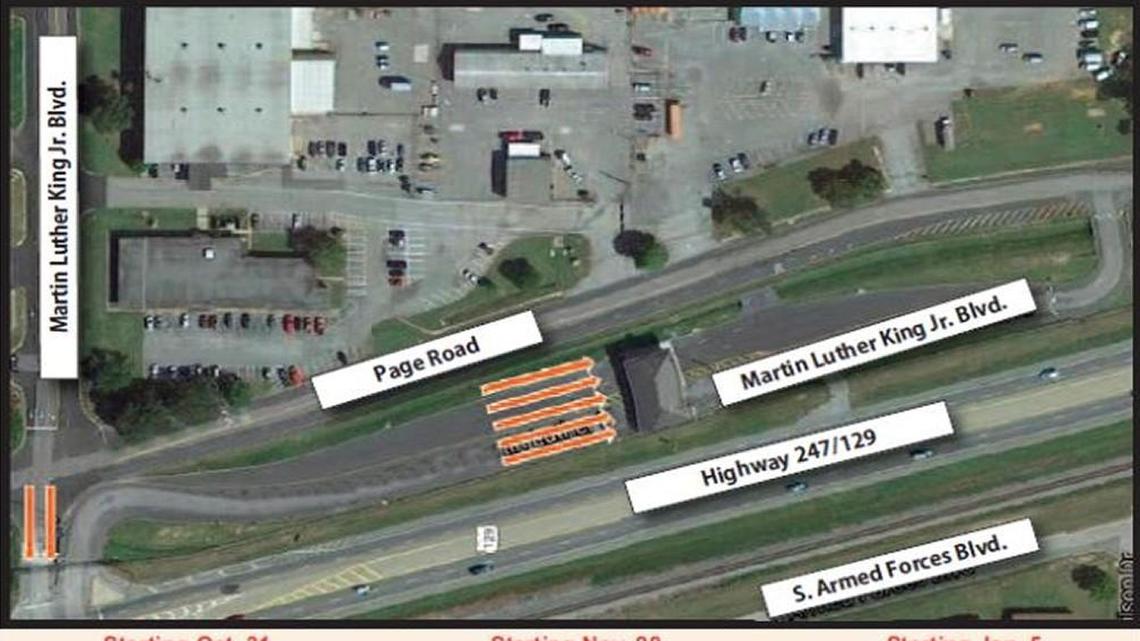 Construction project to close gates to Robins Air Force Base