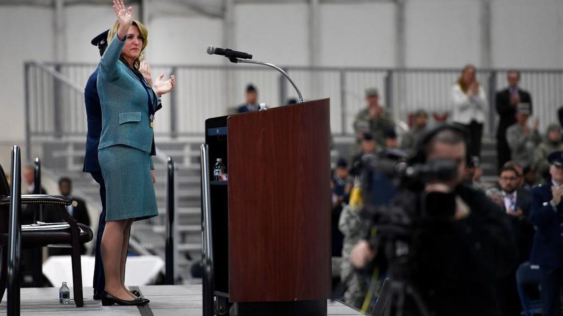 Secretary of Air Force bids farewell, tweets: ‘Aim high, airmen! I know you will.’