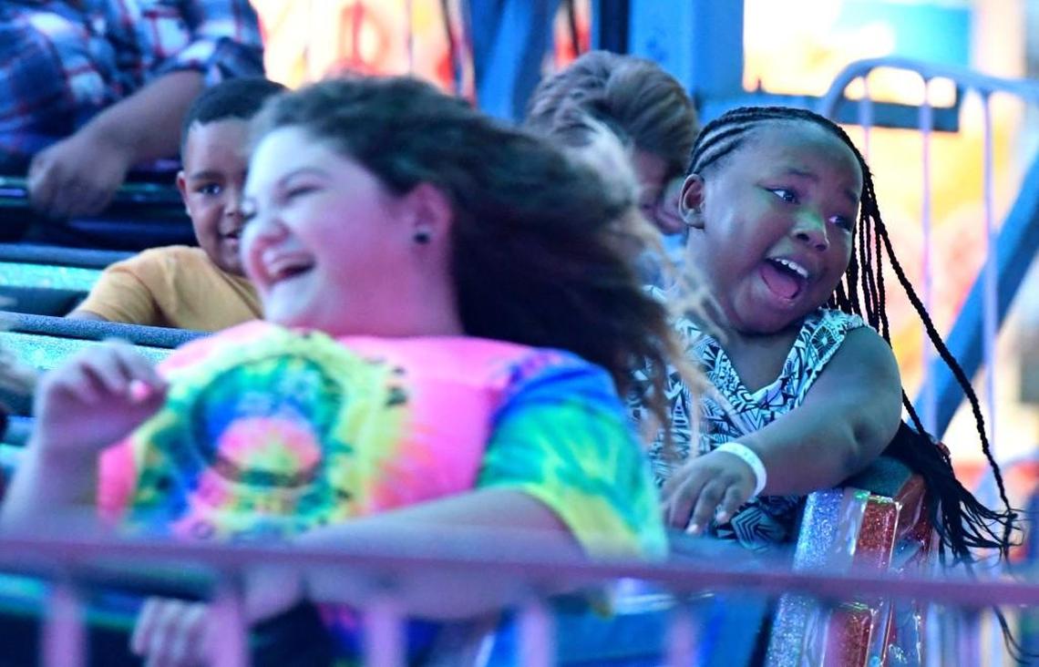 In this Telegraph file photo, people ride the Music Express at the Georgia National Fair.