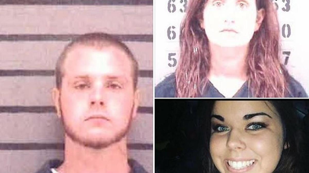 Cohen Scott Mathews, left, Healther Nicole Jeffcoat, upper right, and Lisa Marie Grigg are persons of interest in a homicide Friday in Albany.