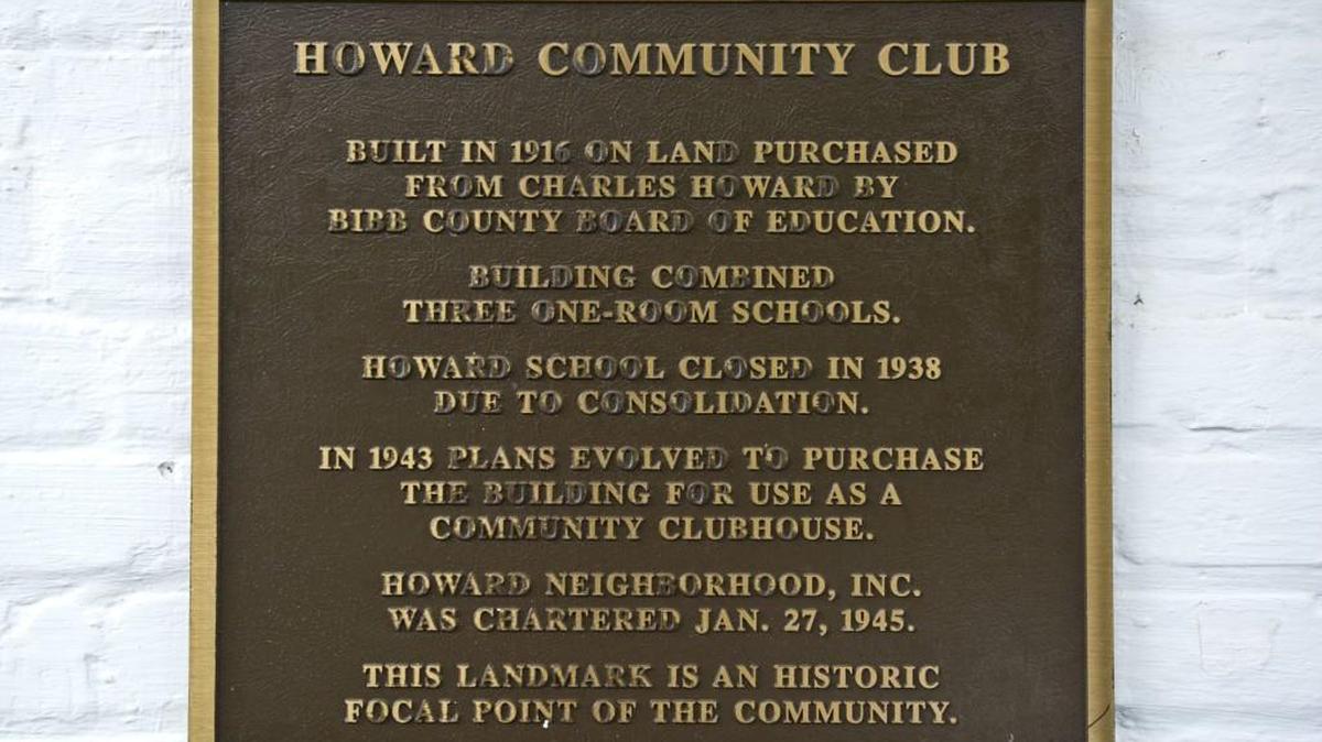 The Howard Community Club, formerly a school, remains active after all these years.