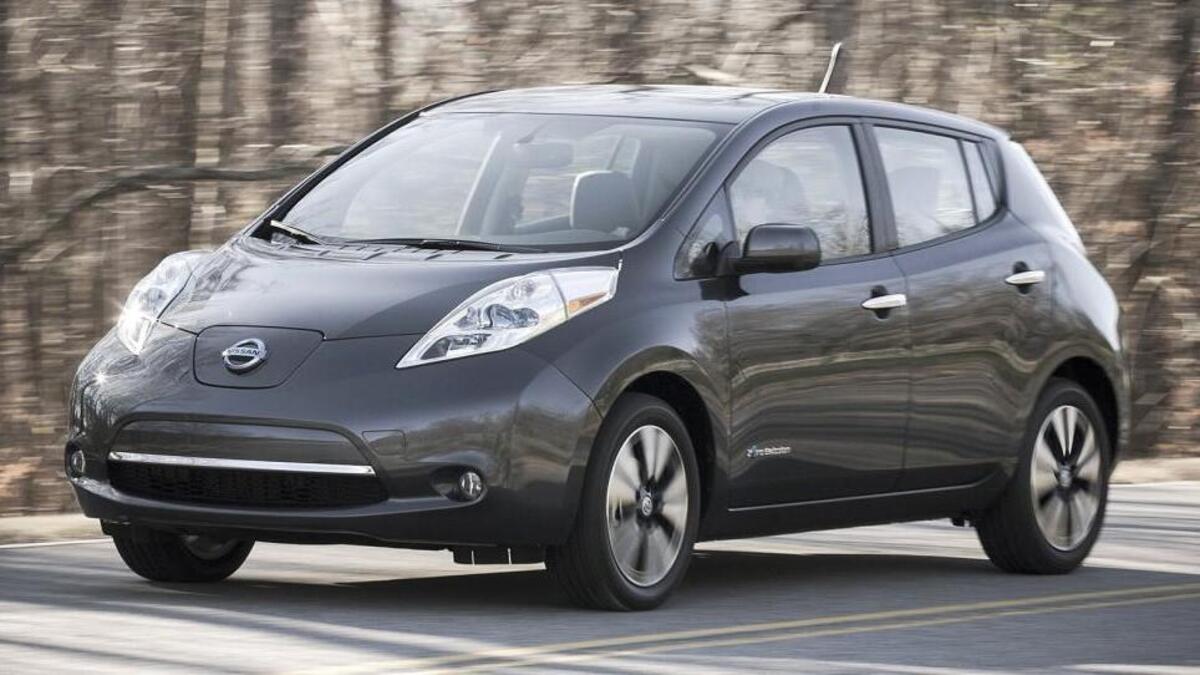 Representatives with Nissan LEAF will be among a bevy of experts at the Macon Clean Energy Roadshow and Seminar on Sept. 19, 2017. This photo shows a 2013 model of the electric vehicle.