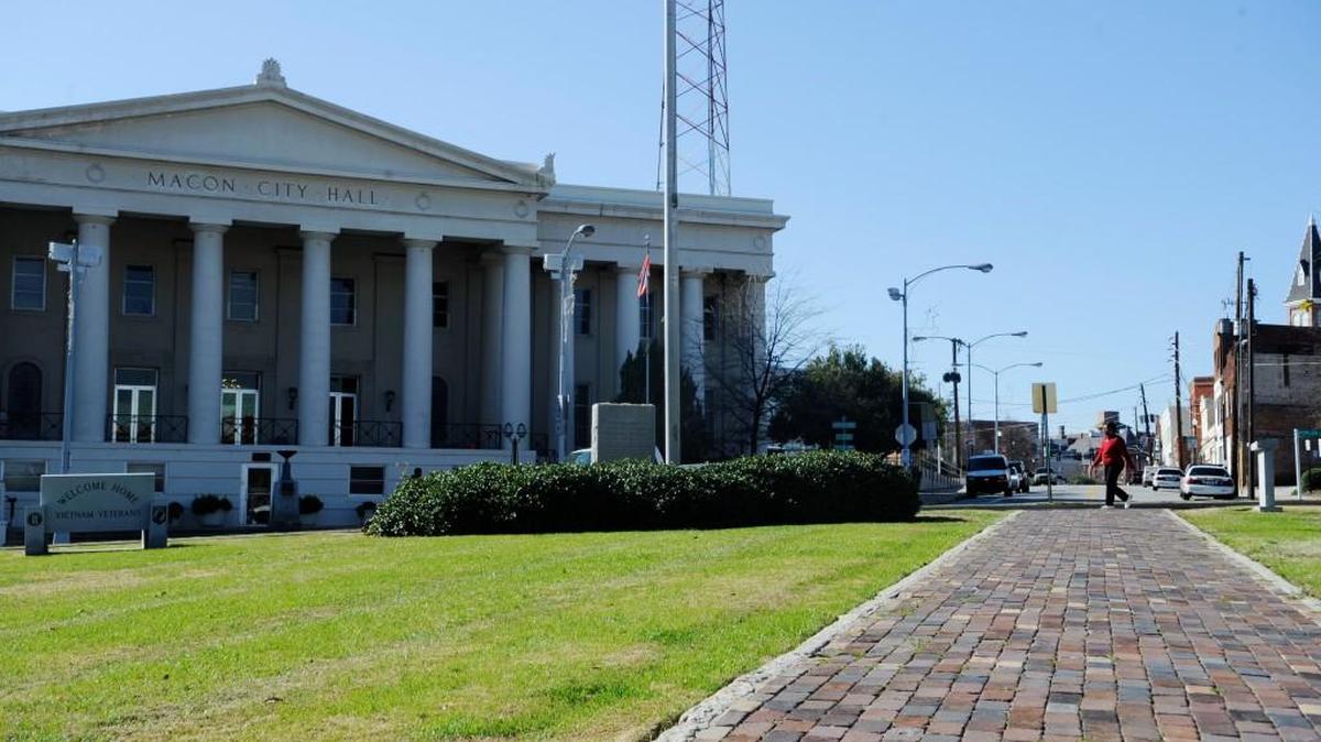 Rosa Parks Square located in downtown Macon.