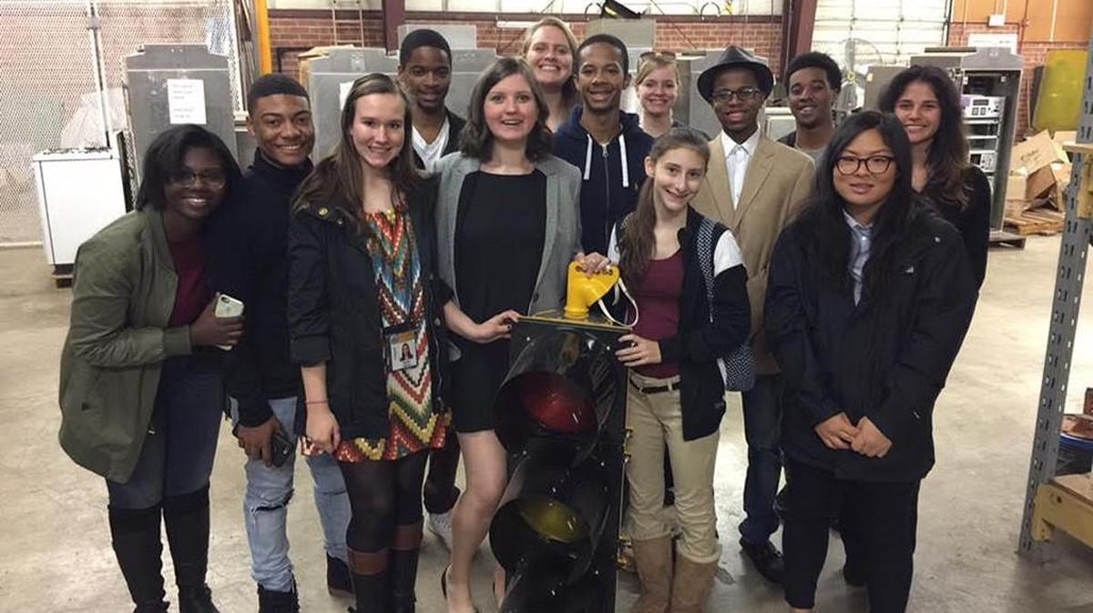 Members of the Macon-Bibb County Youth Commission are pictured.