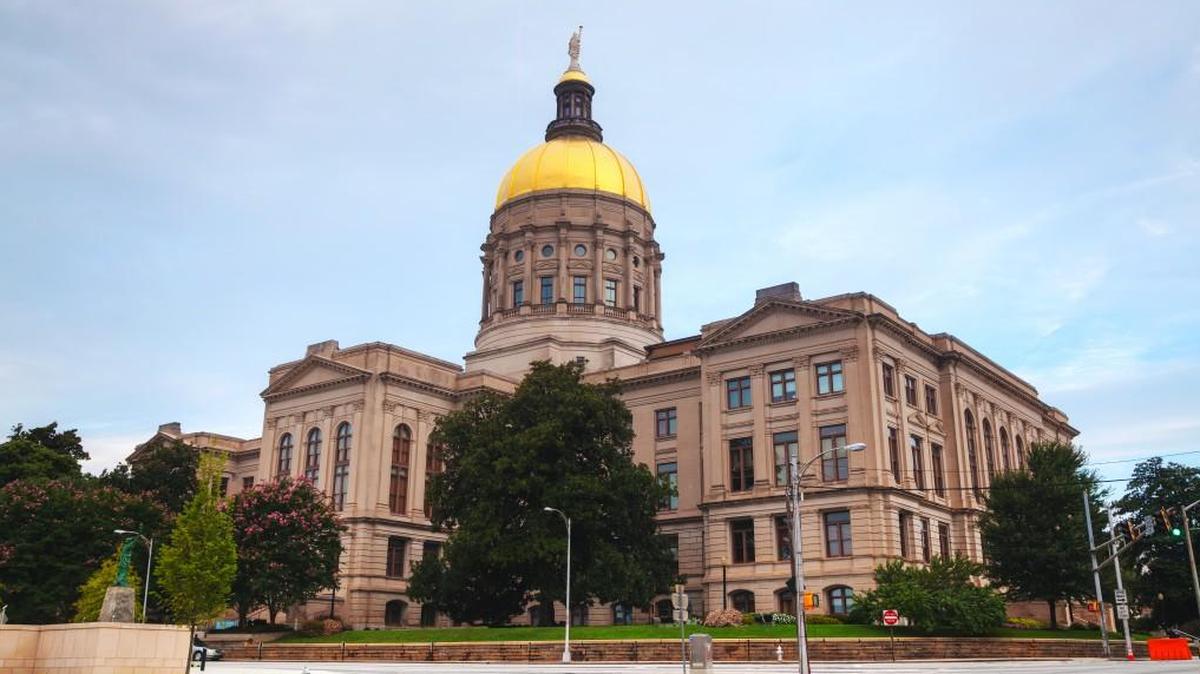 Georgia State Capitol building in Atlanta.