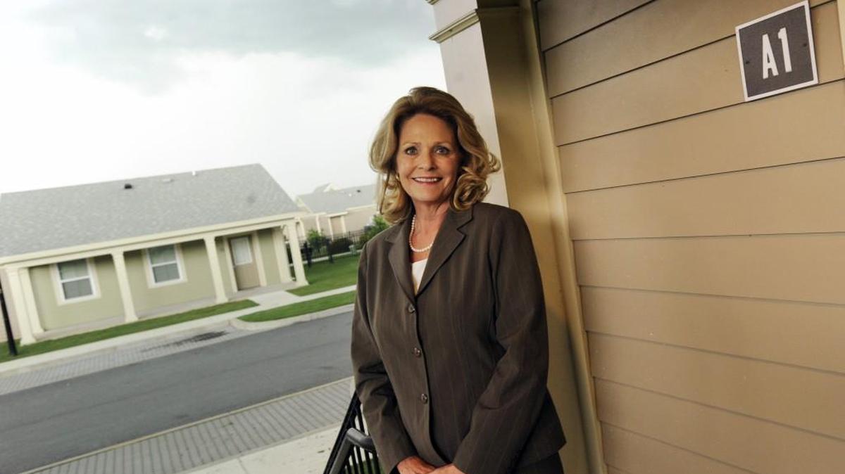This 2013 Telegraph file photo shows June Parker shortly after being named director of the Macon Housing Authority. Parker retired from the position on Sept. 29, 2017.