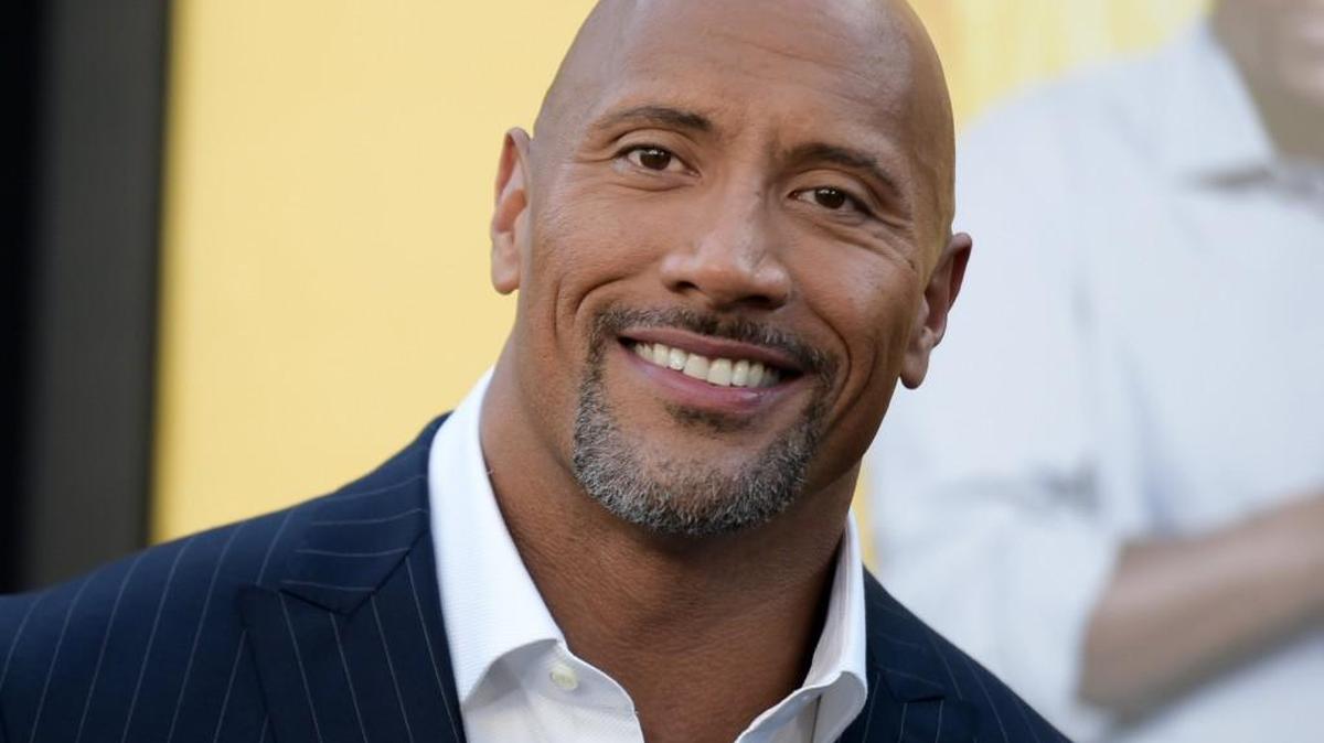 Dwayne Johnson attends the premiere of his film “Central Intelligence” in Los Angeles in 2016.