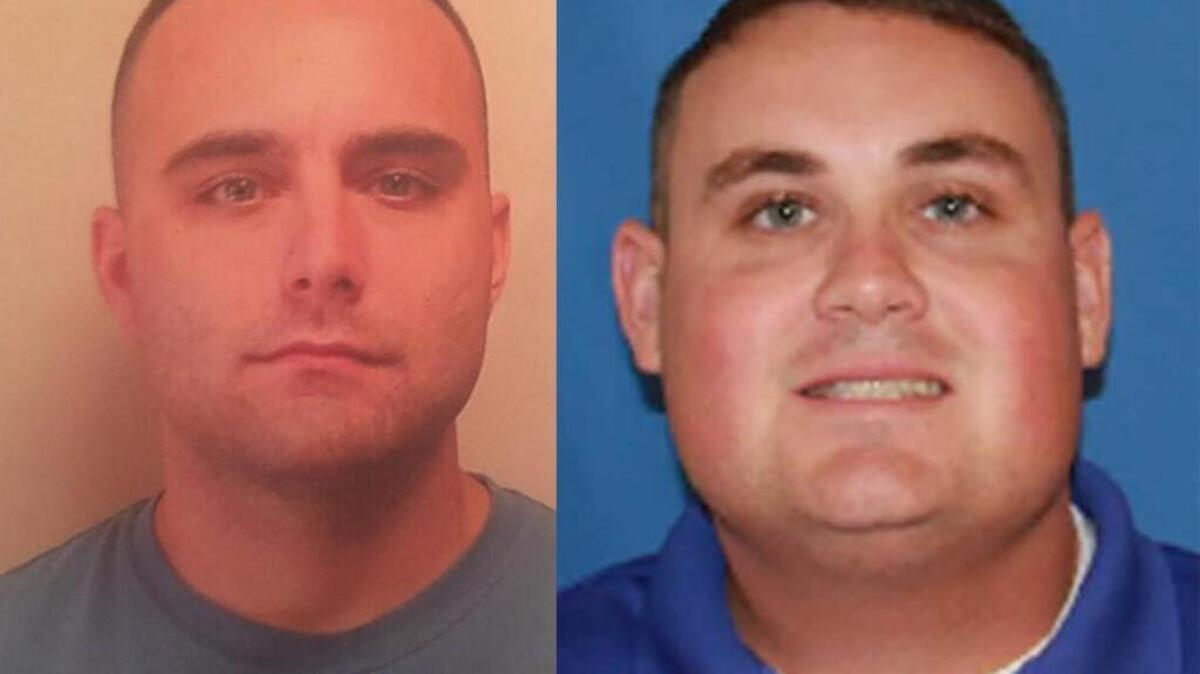 Police officers Nicholas Smarr, left, and Jody Smith were fatally shot in the line duty Wednesday, Dec. 7, 2016.