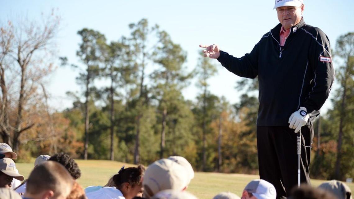 He brought his gifts of golf and gab to Myrtle Beach. His harrowing bout with COVID