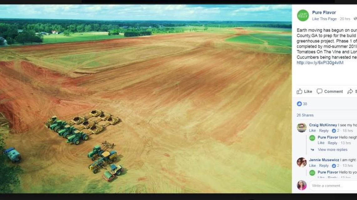 Screen grab from Pure Flavor Facebook post