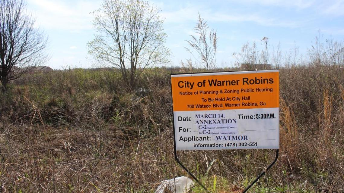 A Bojangles restaurant is planned for this lot on Ga. 96 in Houston County.